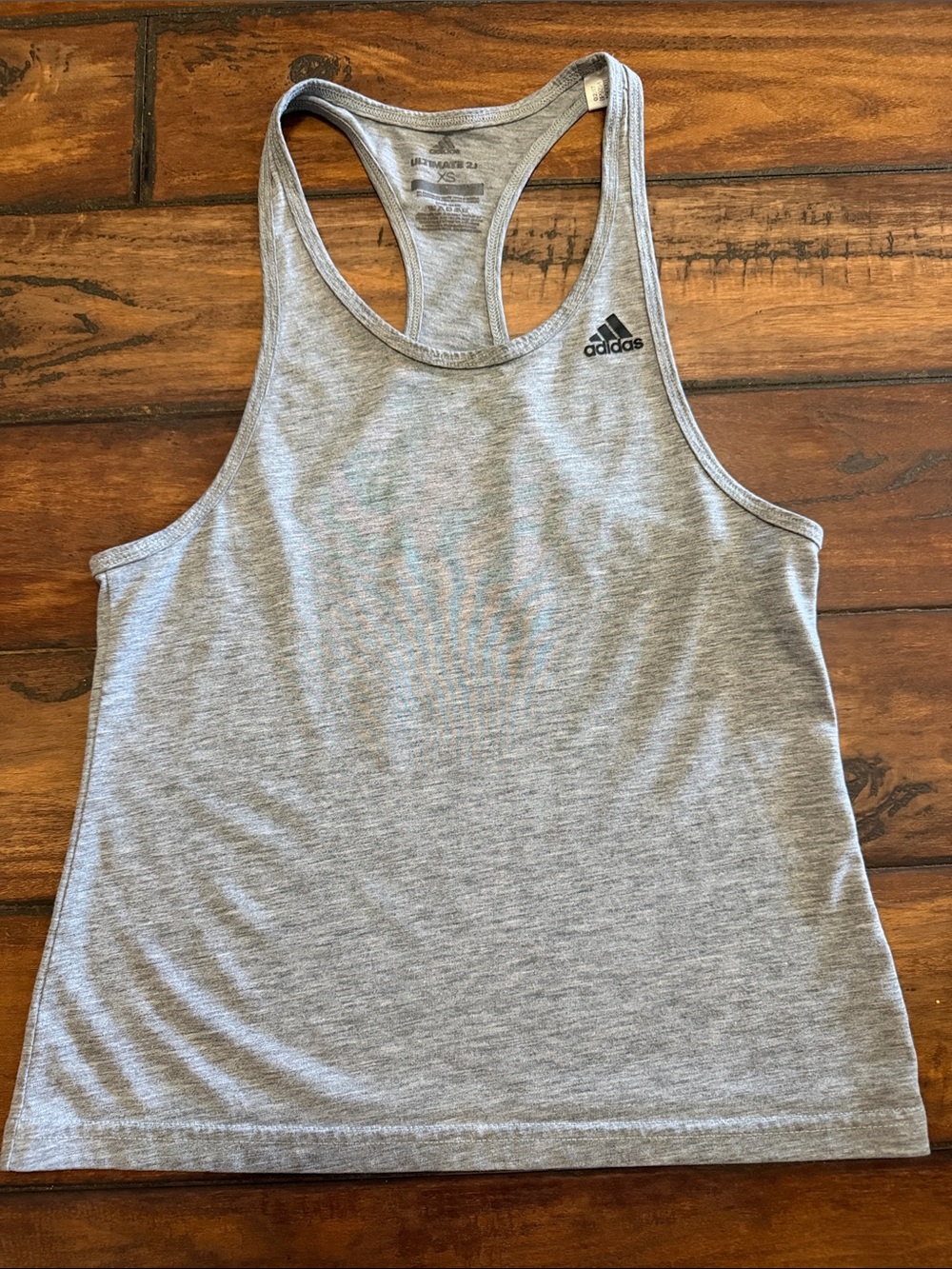 adidas Women’s Heather Gray Racerback Tank